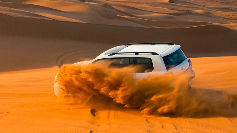 evening desert safari Dubai