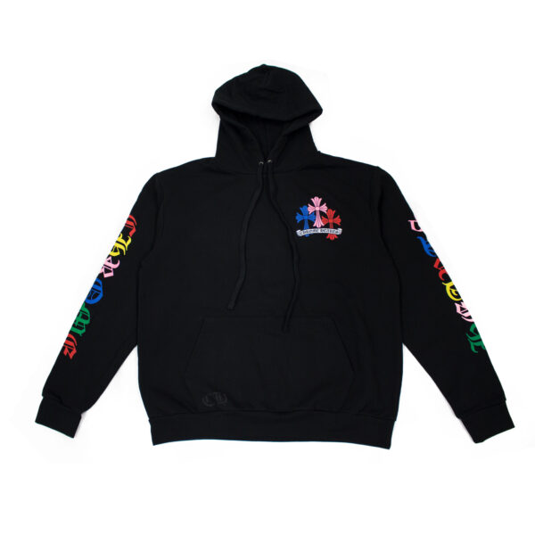 Chrome Hearts Multi Color Cross Cemetery Hoodie Front