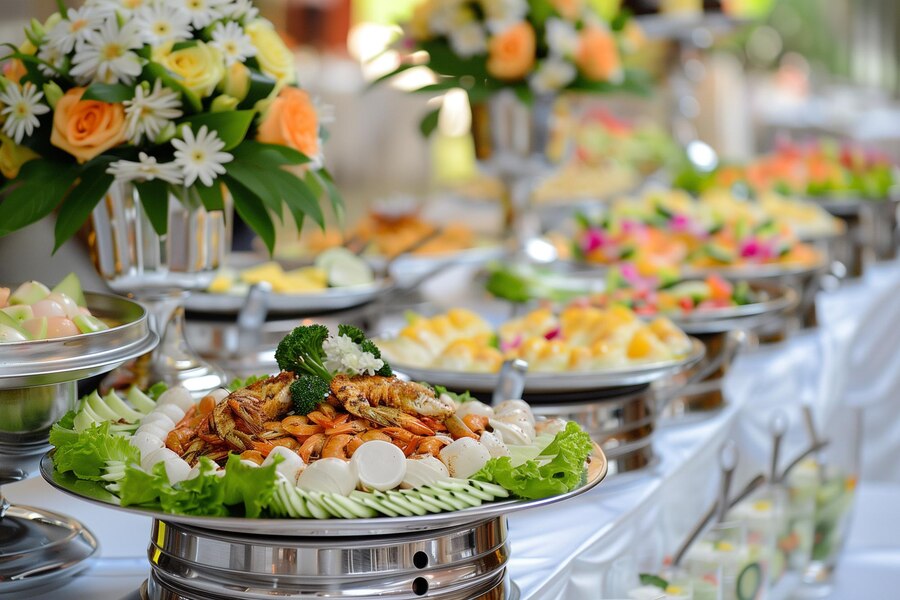 buffet food table catering food 1239260 1802